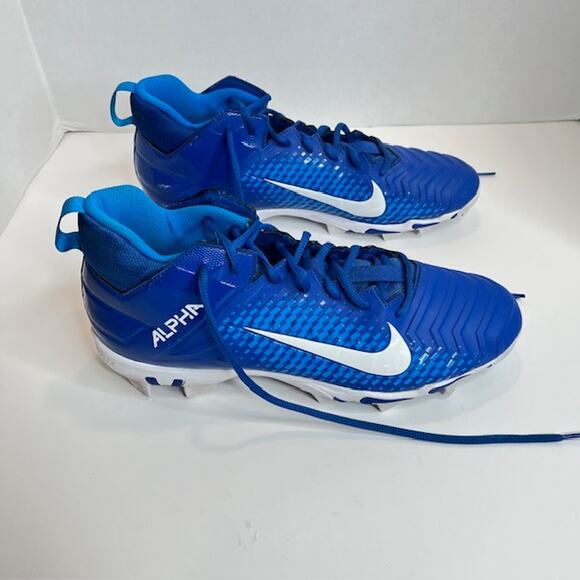 Nike Mens Alpha Menace 2 Shark Football Cleats Size 12.5 - Picture 1 of 8